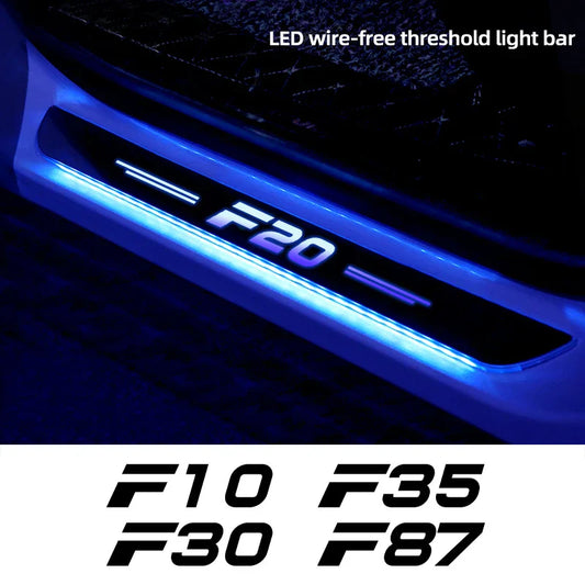 For BMW F30 F10 F20 F15 F16 F25 F26 F48 F07 F18 F34 F31 F32 F33 F45 F46 F35 F01 F02 F12 Car Wireless LED Welcome Ambient Light