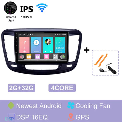 For Chrysler 200 200C 2015 - 2019 Android 14 Radio Video Player Car Autoradio Multimedia Screen Stereo Carplay Navigation