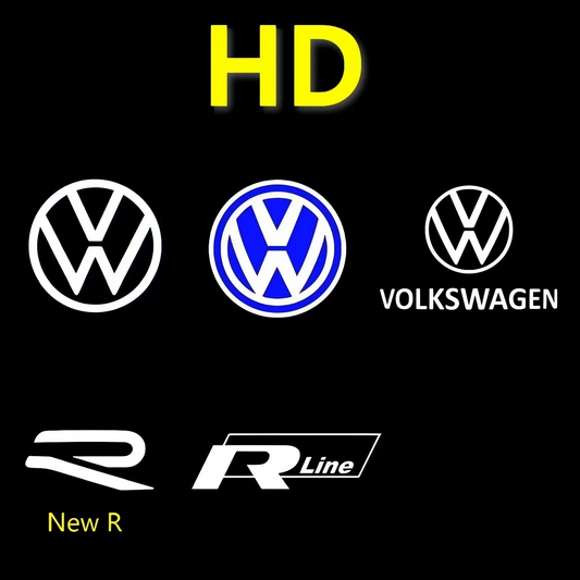HD For VW Volkswagen Jetta MK4 Bora Sharan Touran Lavida Caddy MK3 Polo Golf 3 4 Beetle LED Car Door Logo Light Projector Lamp