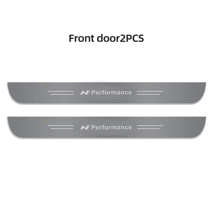 Car Door Decorate Lamps For Hyundai I30 Sonata Elantra i40 Kona Tucson N Line Auto Pedal Light Sill Pathway Welcome Scuff Light