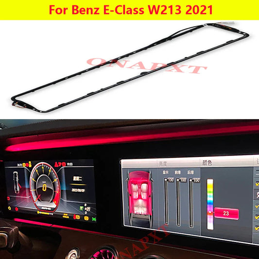 Ambient Light 64 colors LED Atmosphere Lamp illuminated Instrument Panel Dashboard For Mercedes-Benz E-Class W213 2021