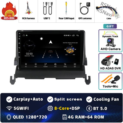 Android 14 CarPlay Car Radio for Dodge Journey 2009 2010 2011 2012 Multimedia Navigation GPS Stereo Auto video Head Unit 2 DIN