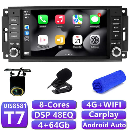 DSP Car Radio Stereo For Jeep Commander Carplay Android Auto Multimedia Player Screen Autoradio Navigation GPS BT 4G Head Unit