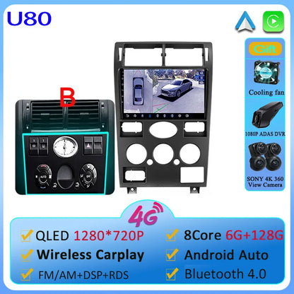 Car Android 13  For Ford Mondeo 3 2000-2007 Car Radio Multimedia Video Player Navigation GPS No 2 din Dvd 4G WIFI Carplay Stereo