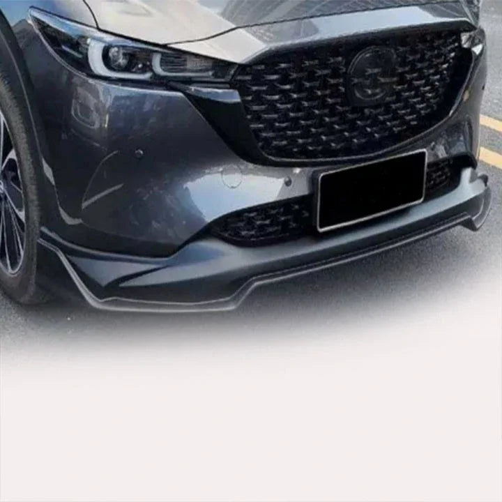 2024 New Rear Bumper Diffuser Exhaust with LED Light For Mazda CX-5 2020-2023 Carbon Fiber Car Tuning Accessory Bodykit Parts pp