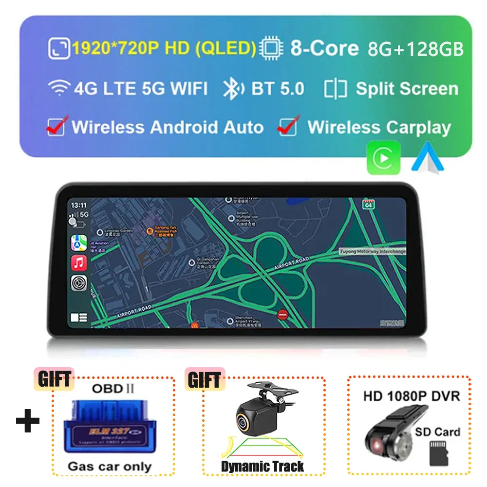 12.3 inch For Beijing BJ40 2020 - 2022 Car Radio Stereo Multimedia Autoradio Navigation GPS DSP Video Audio Player Android Auto