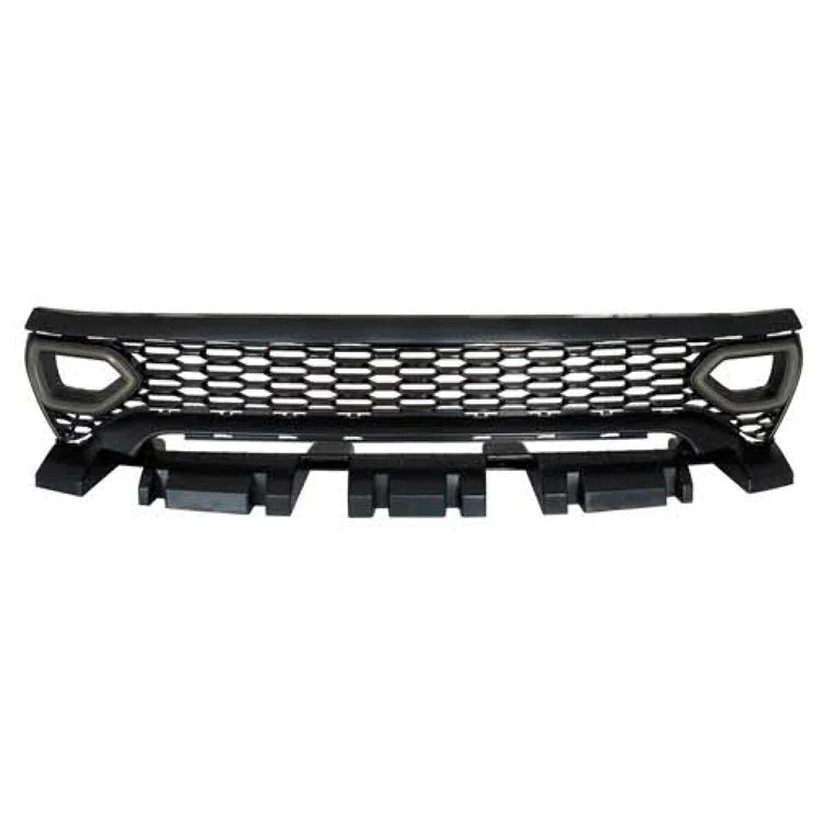WB Style Front Lip Grille With LED Light Parts For Dodge Charger WIdebody Bumper 2015+