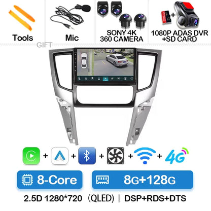 Android 14 Car Radio For Mitsubishi L200 5 2018 - 2021 Multimedia Video Player 4G WIFI Wireless Carplay Auto Head Unit QLED 2DIN