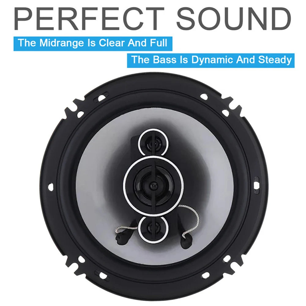 Pair TS-A1696S 6 Inch 650W 12V Auto Car Door HiFi Coaxial Speaker Door Full Range Frequency Audio Music Stereo Speakers
