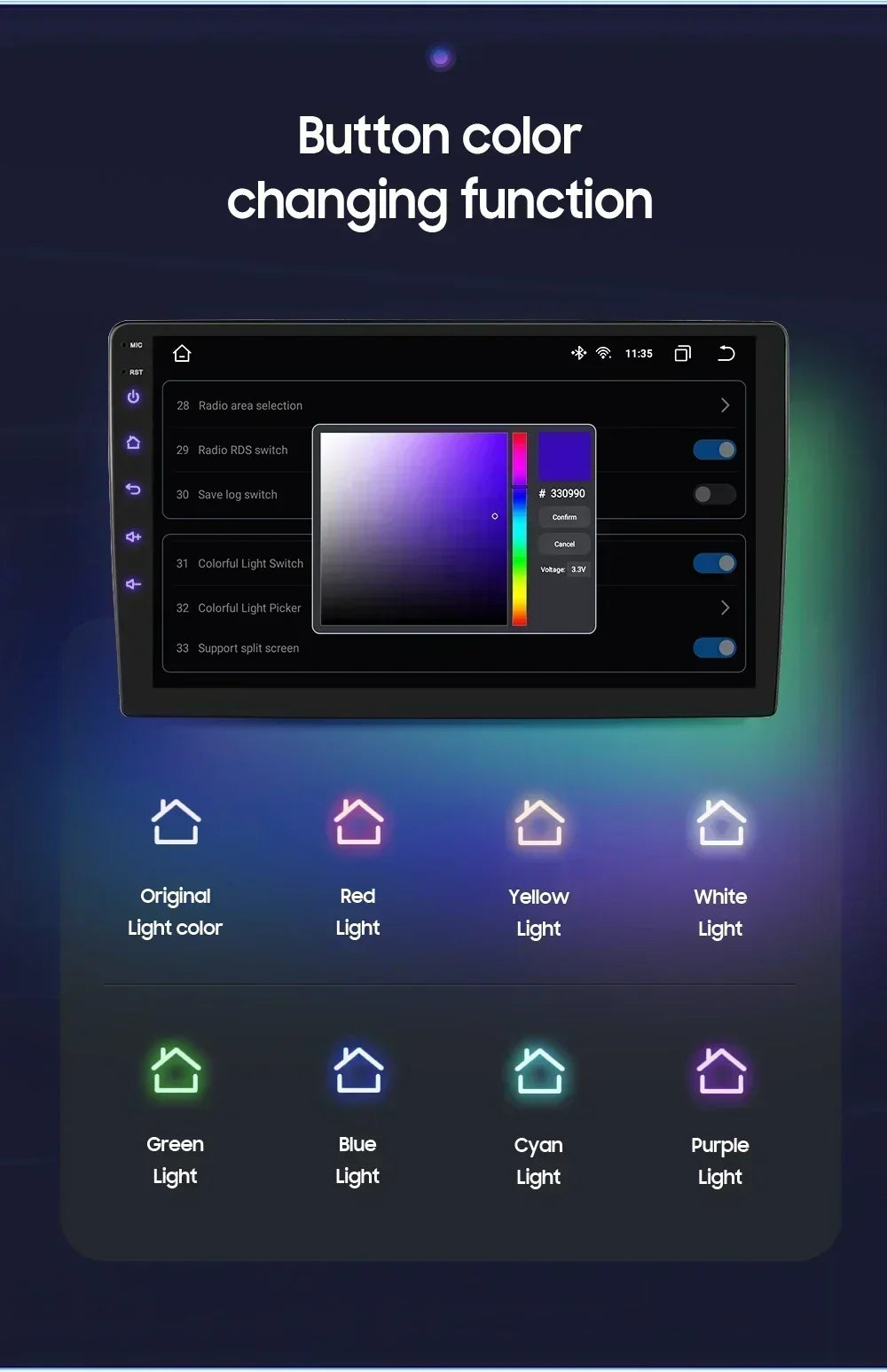 Hizpo 10.1 Inch Android Auto Car Radio Multimedia Video For JEEP Compass Patriot Chrysler 300C Sebring Liberty Dodge Wrangler BT