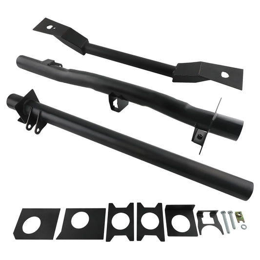 3PCS Front and Rear Fuel Tank Support Crossmember Upper Shock Mount Crossmember for Chevy Silverado 1999 2000 2001-2006