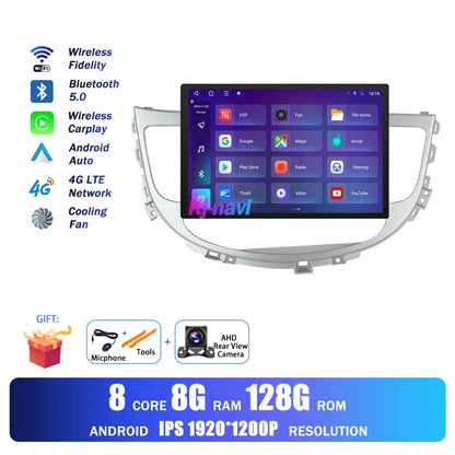 13.1Inch Android Auto Car Radio For Hyundai Rohens Genesis 2008 - 2013 Multimedia Player GPS Navigation BT Carplay 4G Wifi