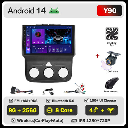For Dodge Ram 1500 2500 3500 (2013-2019) Carplay Auto Screen Wireless Android Auto Car Intelligent Systems AutoMotive 8 Core DSP