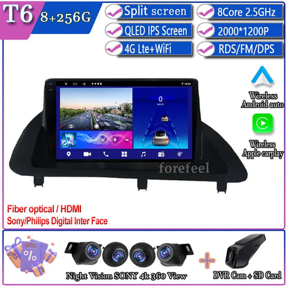 Android 13 For Lexus CT CT200 CT200h 2010 - 2018 Multimedia Navigation GPS Video Player Car Stereo Carplay Monitor Radio Screen