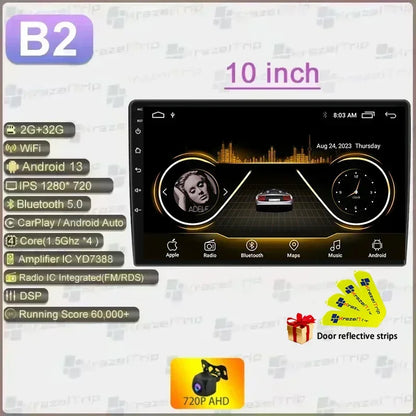 1280*720Screen 7 9 10 Inch 2Din Android Auto Carplay 8163 Car Radio Audio Multimedia Player for Hyundai Toyota Nissan Kia Stereo