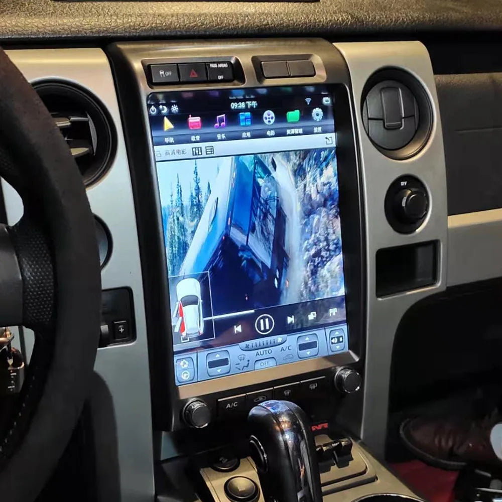 13'' Car Multimedia Player Stereo GPS Radio Navigation Android 11 Tesla Screen for Ford Lobo Raptor F-150 F150 Lincoln Mark LT
