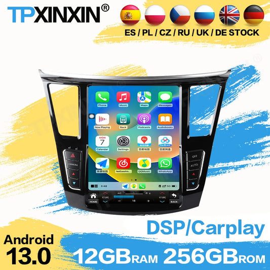 Carplay Android For Infiniti QX60 JX35 2014 2015 2016 2017 2018 2019 GPS Navi Player Automotive Multimedia stereo IPS Head Unit