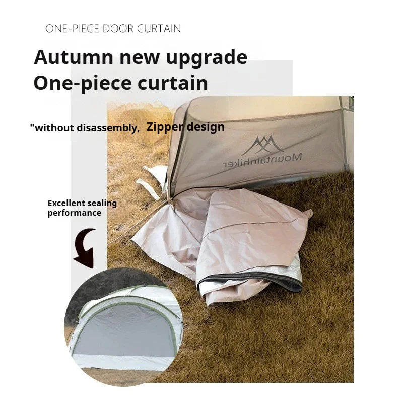 Mountainhiker Outdoor Camping Dome Autumn Winter Tent Travel Outdoor Leisure Picnic Round Canopy Awning Camping Shelters