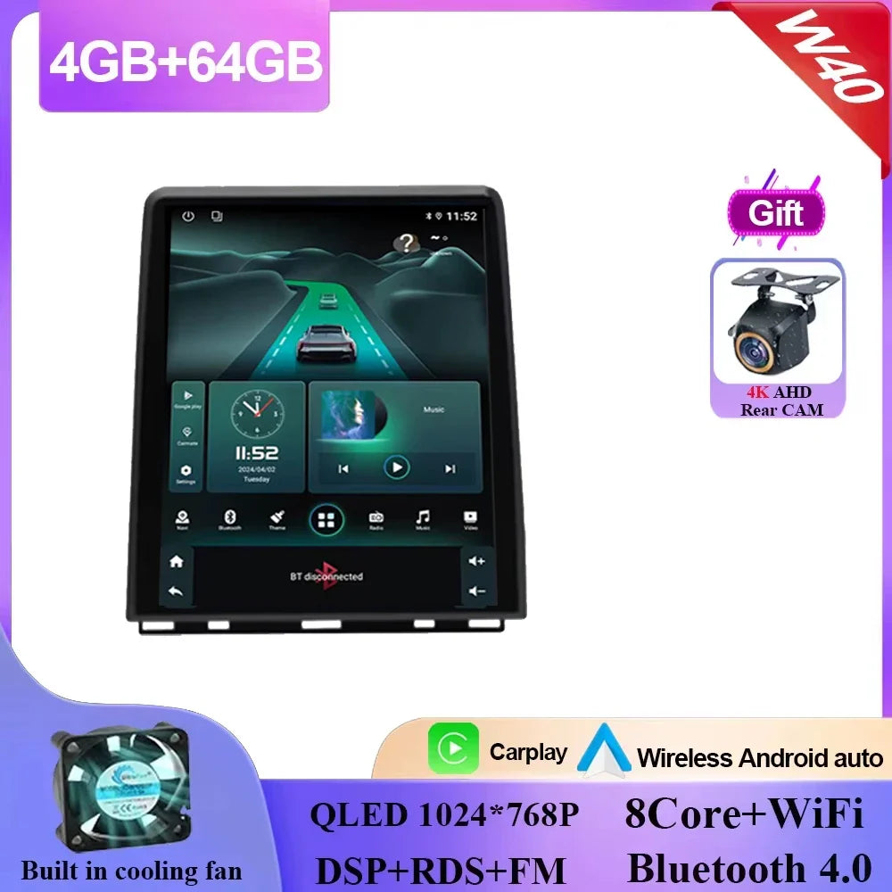 5G Car Radio for Renault Clio5 CLIO 5 2019 - 2021  Player GPs Navigation Stereo Android Auto Screen Bluetooth Multimedia Player