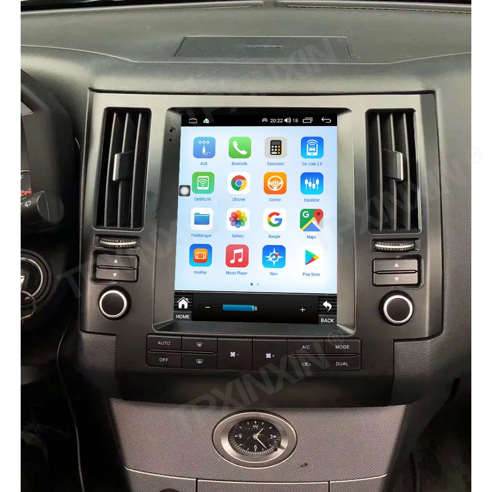 For Infiniti FX35 FX45 2003~2007 Android 14 Car Stereo Radio Vertical Screen Radio Player Car GPS Navigation Head Unit