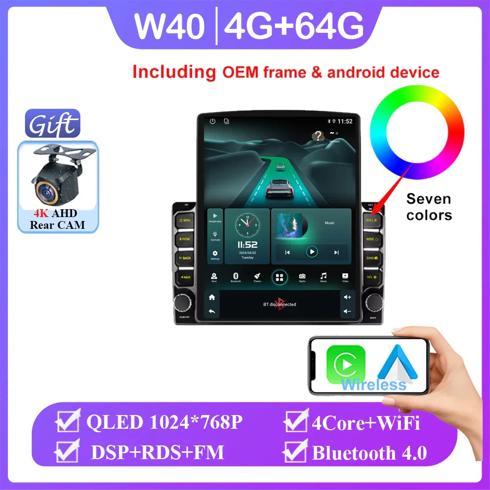 Car Android 14 For Renault Master Nissan NV400 Opel Movano 2010 - 2021 Navigation Touch Screen Multimedia Player Head Unit GPS