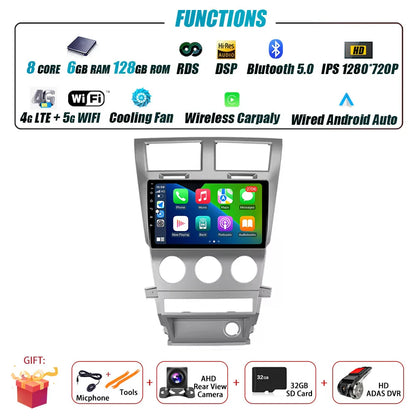 Car Radio Carplay For Dodge Avenger JS 2007 - 2010 For Dodge Nitro 2006 - 2011 Navigation GPS Android Auto Multimedia Player BT