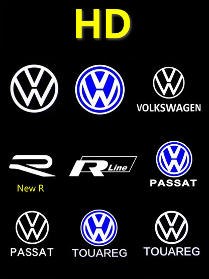 HD LED Car Door logo Projector Light Accessories For VW Touareg 7P 7L R5 CR7 2006 2007 2008 2010 2023 2022 2020 2021 2019 2004