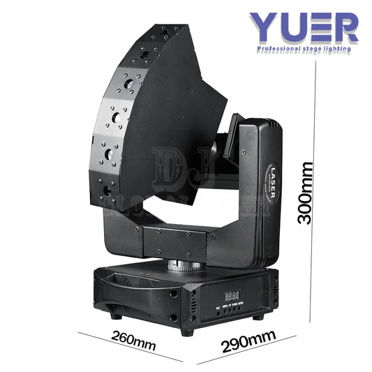 6 eyes RGB Laser Strobe beam Moving head light DMX Auto Sound Control Professional lighting machine for DJ Disco party bar Stage power tools