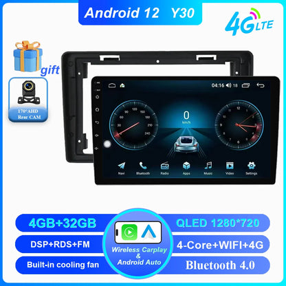 Car DVD Android 14 Radio Stereo For Citroen C2 C3 2001 2002 2003 -2010 Auto Multimedia Video Player GPS Navigation NO 2Din WIFI