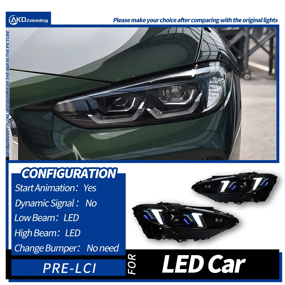 Car Lights for BMW G22 Headlight Projector Lens 2019-2023 G82 G29 M3 M4 425i 430i 435i Head Lamp LED Headlights Drl Automotive