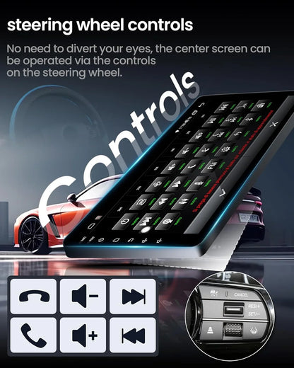 Android 14 Carplay Car Radio For Chrysler Grand Voyager 5 For Dodge Grand Caravan 2008 2011-2020 GPS Multimedia Stereo Head Unit