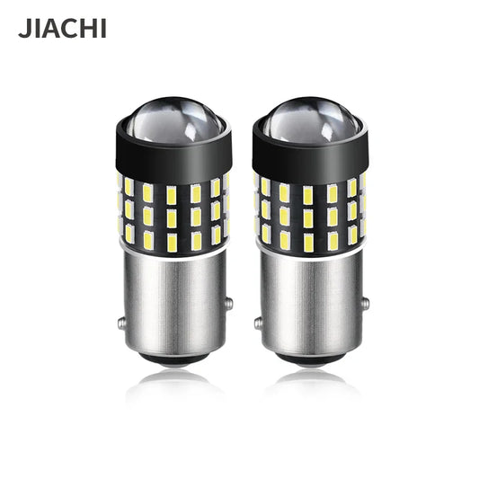 JIACHI Wholesale 100PCS BAY15D 1157 P21/5W Led Car Bulb 1156 BAU15S T25 3157 7443 Brake Lights Daytime Running Lamp DRL DC12-24V