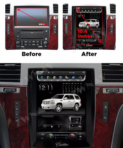 T-Style Screen Android Radio For Cadillac Escalade 2007 2008 2009-2012 Car Multimedia Player Auto Audio Stereo Head Unit