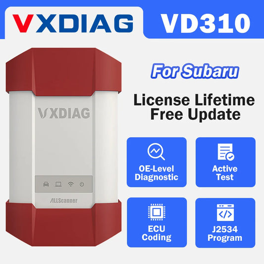 VXDIAG VCX DoIP VD310 for Subaru Car OBD2 Diagnostic Scanner All Systems Diagnosis Tool ECU Coding J2534 Programming Free Update