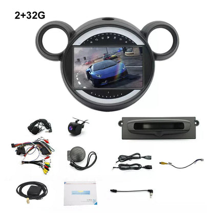 for BMW Mini R60 10-16 Android14 Wireless CarPlay Android Auto  Clubman Countryman Wireless Auto AHD Carplay 1+32G
