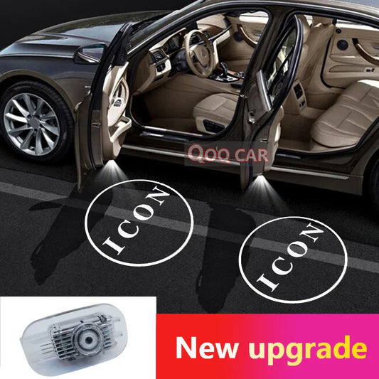 Led Car Door Logo Welcome Lamp Shadow Light For Mercedes Benz EQE 350 EQS Laser Projector Ghost Light Accessories Not Fade Glass
