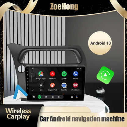 ZoeHong Android 13 Carplay GPS For Honda Civic Hatchback 2006-2011 Car Radio Multimedia Player Navigation GPS 4G Android Auto