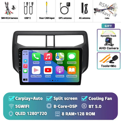 Android 14 Carplay Auto 2K Screen Car Radio BT Multimedia Player For Toyota Rush 2017 - 2020 Autoradio GPS Stereo 2din Head Unit