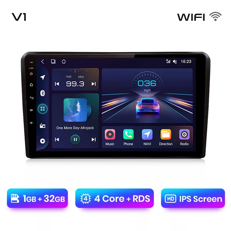 Junsun Car Stereo For Dodge RAM 1500 2013-2019 Intelligent System Wireless Carplay Android Auto GPS Navigation WiFi 4G DSP SWC
