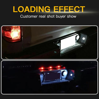 2PCS For Silverado GMC Sierra 1500 LD 2500HD/500HD Led License Plate Light Lamp Canbus Error Free White 6000K OEM# GM2875100