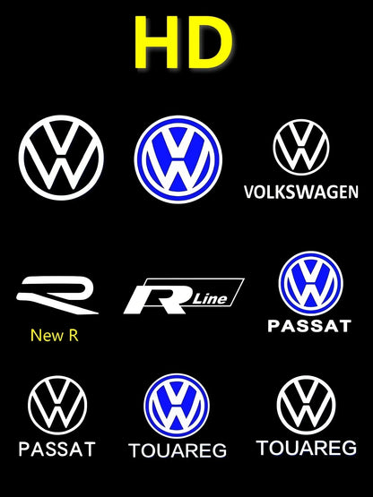 2X LED Car Door Logo Light Projector Lamp For VW Volkswagen Talagon Tavendor Teramont X THARU Viloran TAYRON X GTE 2019 - 2024