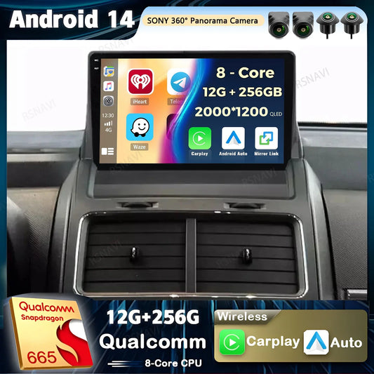 Android 14 CarPlay Car Radio for Dodge Journey 2009 2010 2011 2012 Multimedia Navigation GPS Stereo Auto video Head Unit 2 DIN