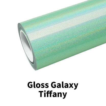 Holographic Gloss Galaxy White Vinyl Wrap film wrapping film bright 152*18m quality Warranty covering film voiture