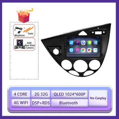 Car Radio 7inch Autoradio for Ford Fiesta 1995-2001 Focus MK1 1998-2004 Multimedia Video Car Radio Player DSP Carplay Android