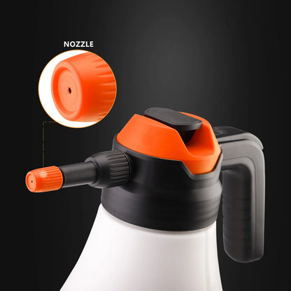 SPTA Cordless Car Wash Sprayer 8.4V 1.8L Foam Spray Special Device Watering Can Manual Pneumatic Corrosion Resistant Acid Alkali power tools