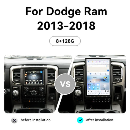 12.1 " Android Auto Carplay For Dodge Ram 1500 2500 3500 4500 2008-2019 2020 2021 2022 2023 2024 Car Radio Multimedia Head Unit