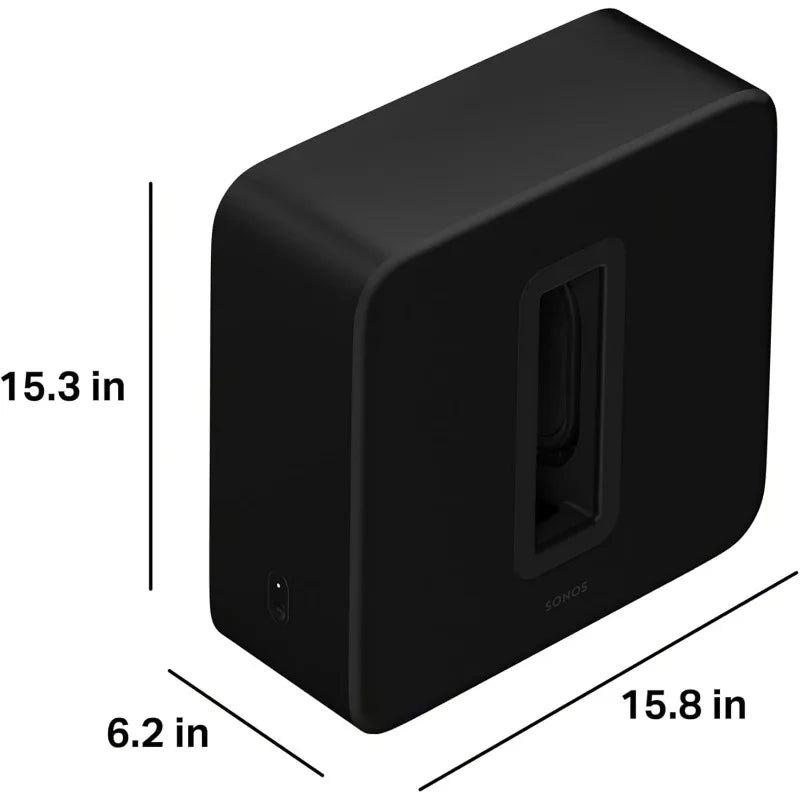 Sub 4 - Wireless Subwoofer - Black  Electronics›Home Audio›Speakers