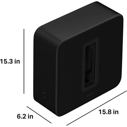 Sub 4 - Wireless Subwoofer - Black  Electronics›Home Audio›Speakers