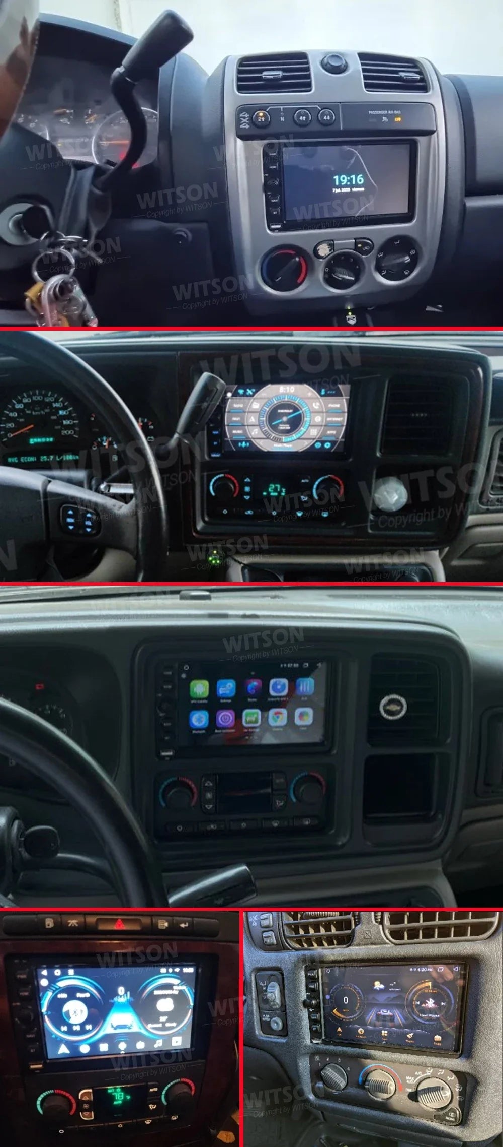 OEM Car Radio CarPlay 7" For Chevrolet Silverado Suburban Tahoe Avalanche Hummer Savanna GMC Sierra Yukon Canyon Envoy 2003-2006