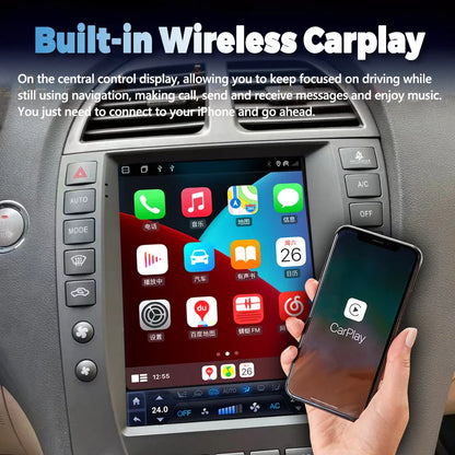 Android 14 Screen Car Radio Stereo For Lexus ES240 ES250 ES300 ES330 ES350 ES 350 2007 GPS Carplay Navigation Video Player